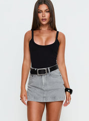 Gazelle Denim Skort Grey