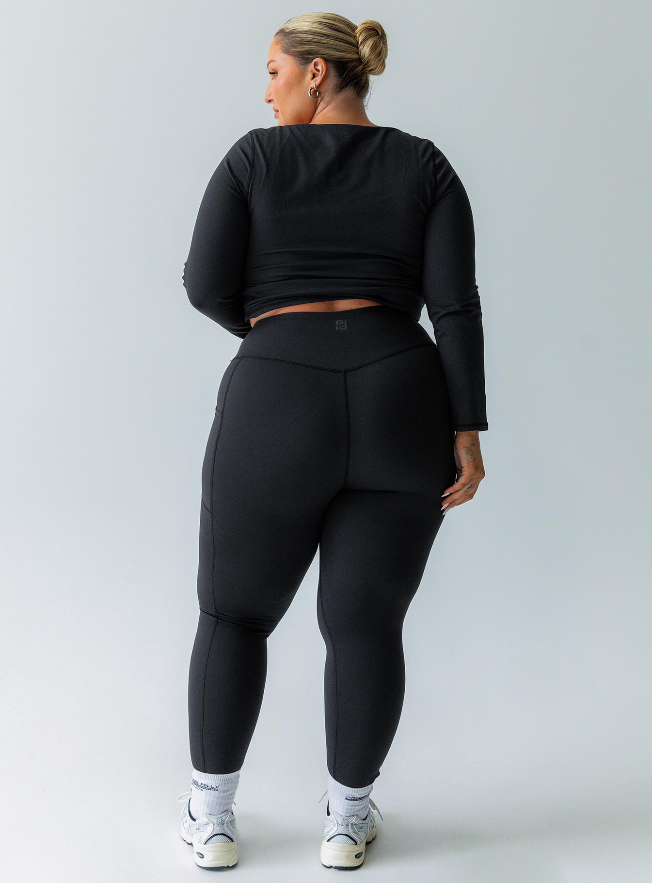 Achieve Activewear Leggings Black Curve