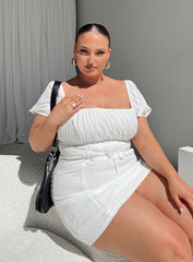 Fauci Mini Dress White Curve