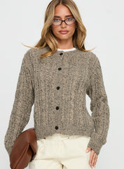 Kaytee Button Up Knit Cardigan Grey