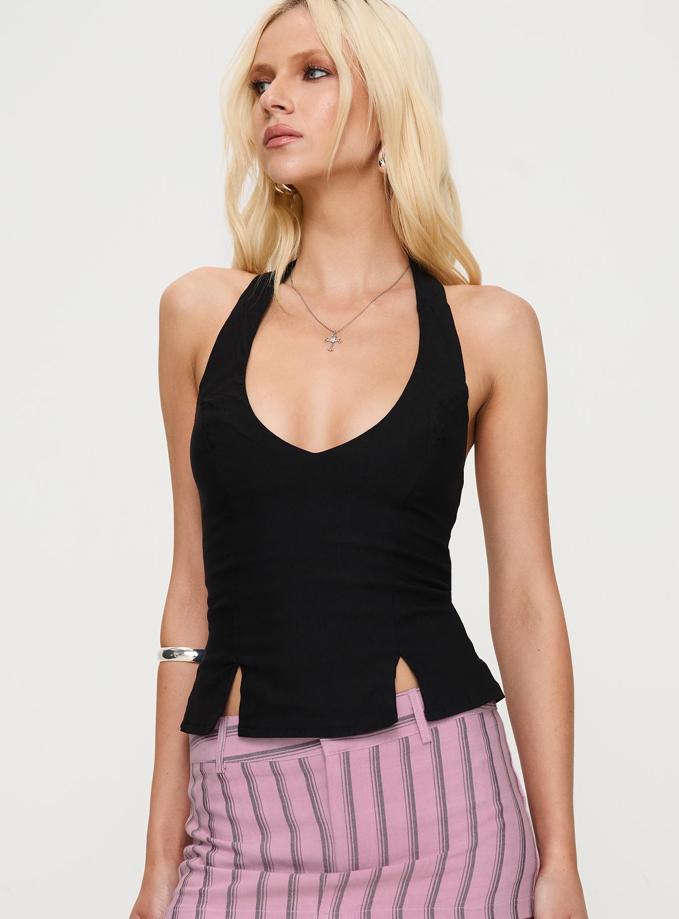 Childers Halter Top Black