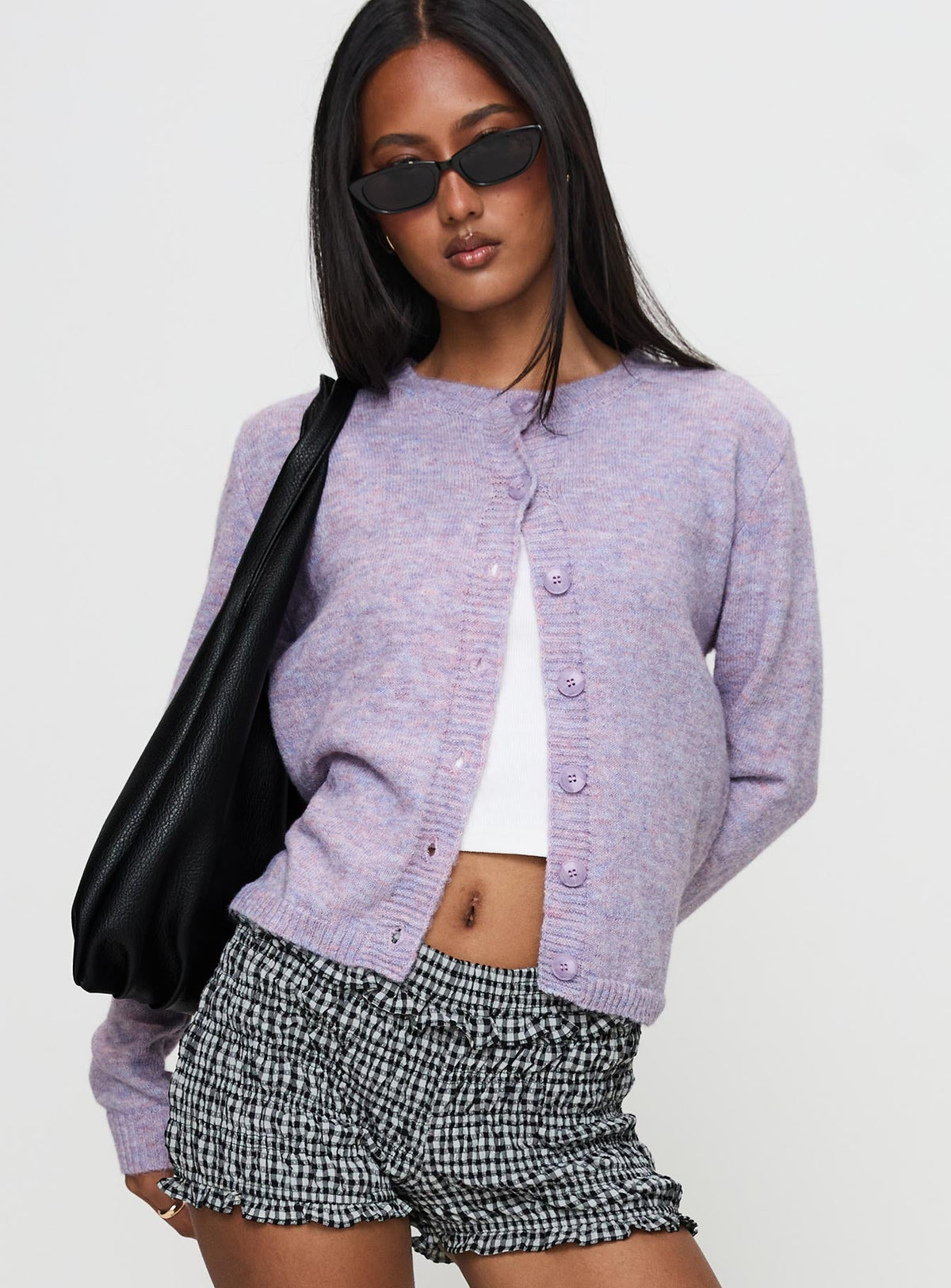 Denmark Cardigan Lilac