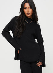 Allen Ribbed Sweater Black