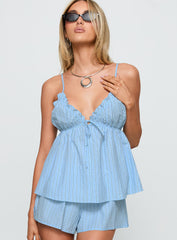 Abigayle Top Blue Stripe
