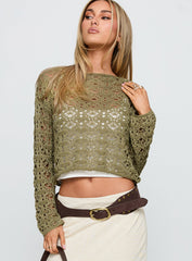Birdena Sweater Green