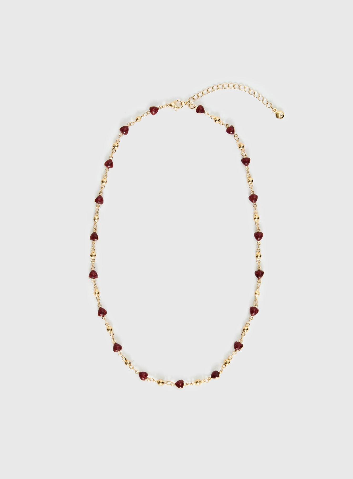 Daqiuri Necklace Gold / Red