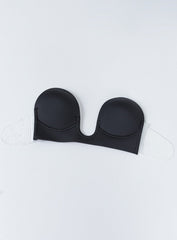 U-Shape Backless Bra Black