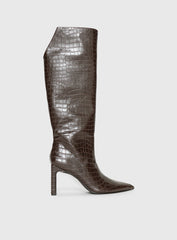 Good Judgement Knee High Boots Chocolate