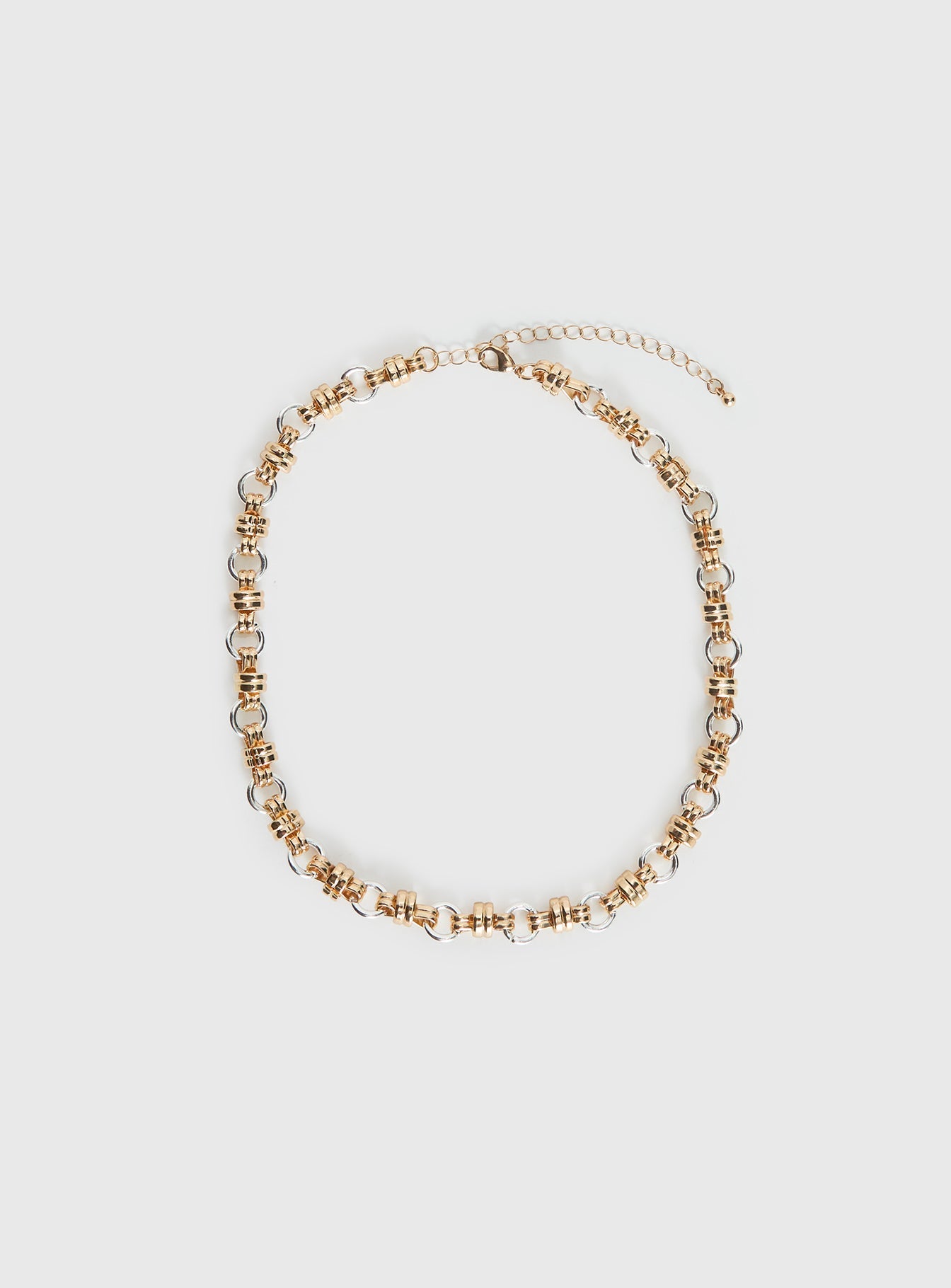 Annalie Linked Necklace Gold / Silver