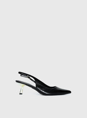 Billini Anaya Pointed Toe Heels Black / Gold