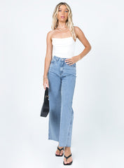 Arlington High Rise Straight Leg Jeans Denim