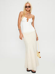 Bet You Wanna Bead Detail Top White