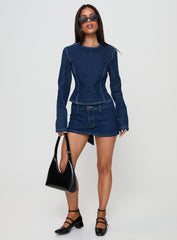 Countryside Long Sleeve Top Denim