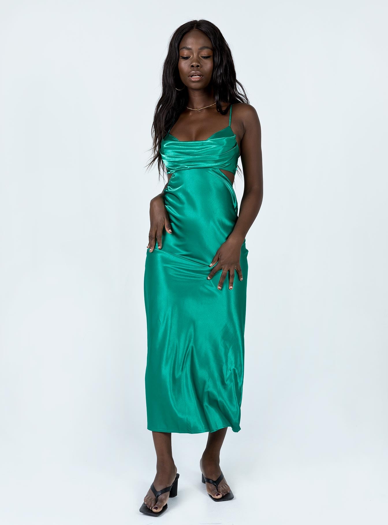 Giselle Midi Dress Green