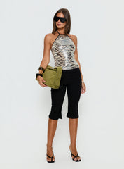 Devinne Sequin Top Tiger