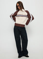 Korinne Low Rise Baggy Jeans Indigo