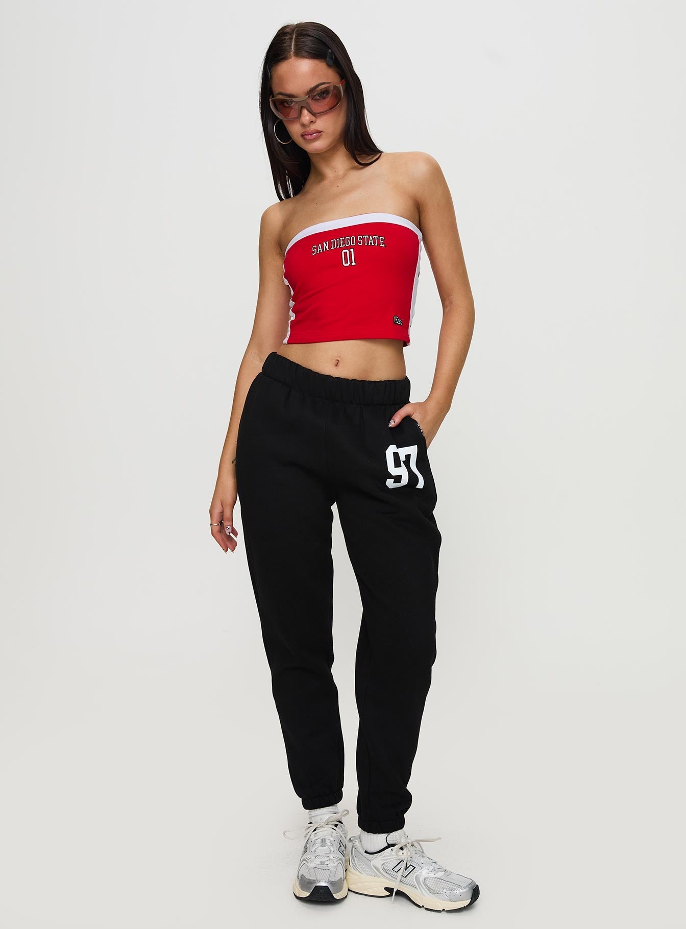 SDSU All Star Tube Top Red