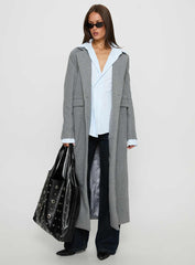 Lovergirl Longline Coat Grey