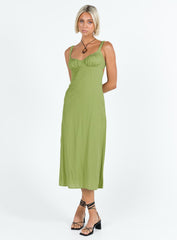 Georgia Midi Dress Green