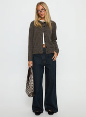 Better Than Fiction Cardigan Mocha