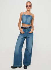 Vihaan Top Blue Wash