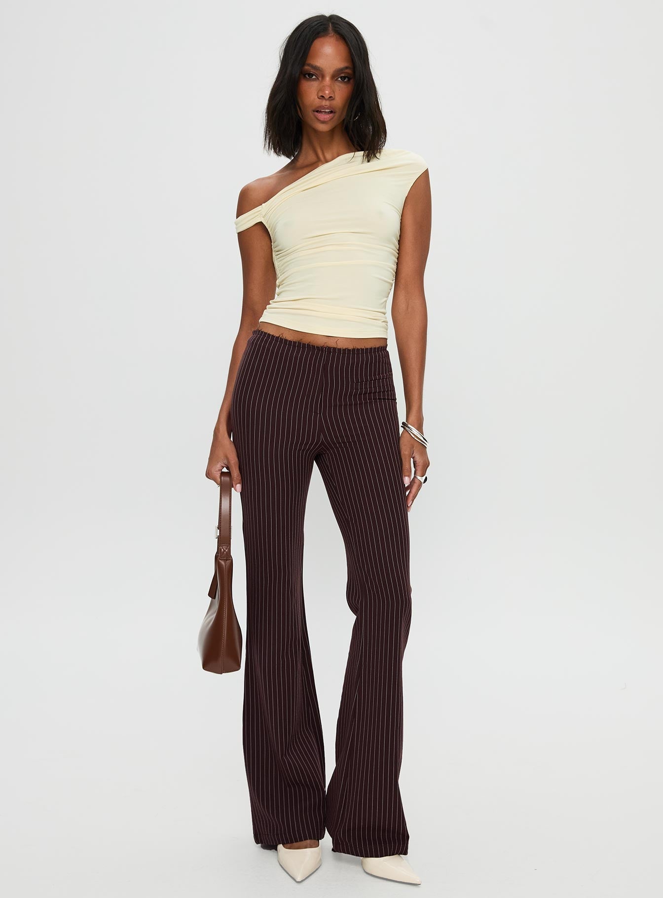 Sportia Flare Pants Brown