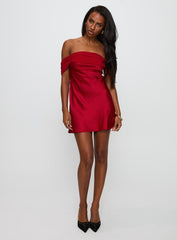 Adoration Mini Dress Red