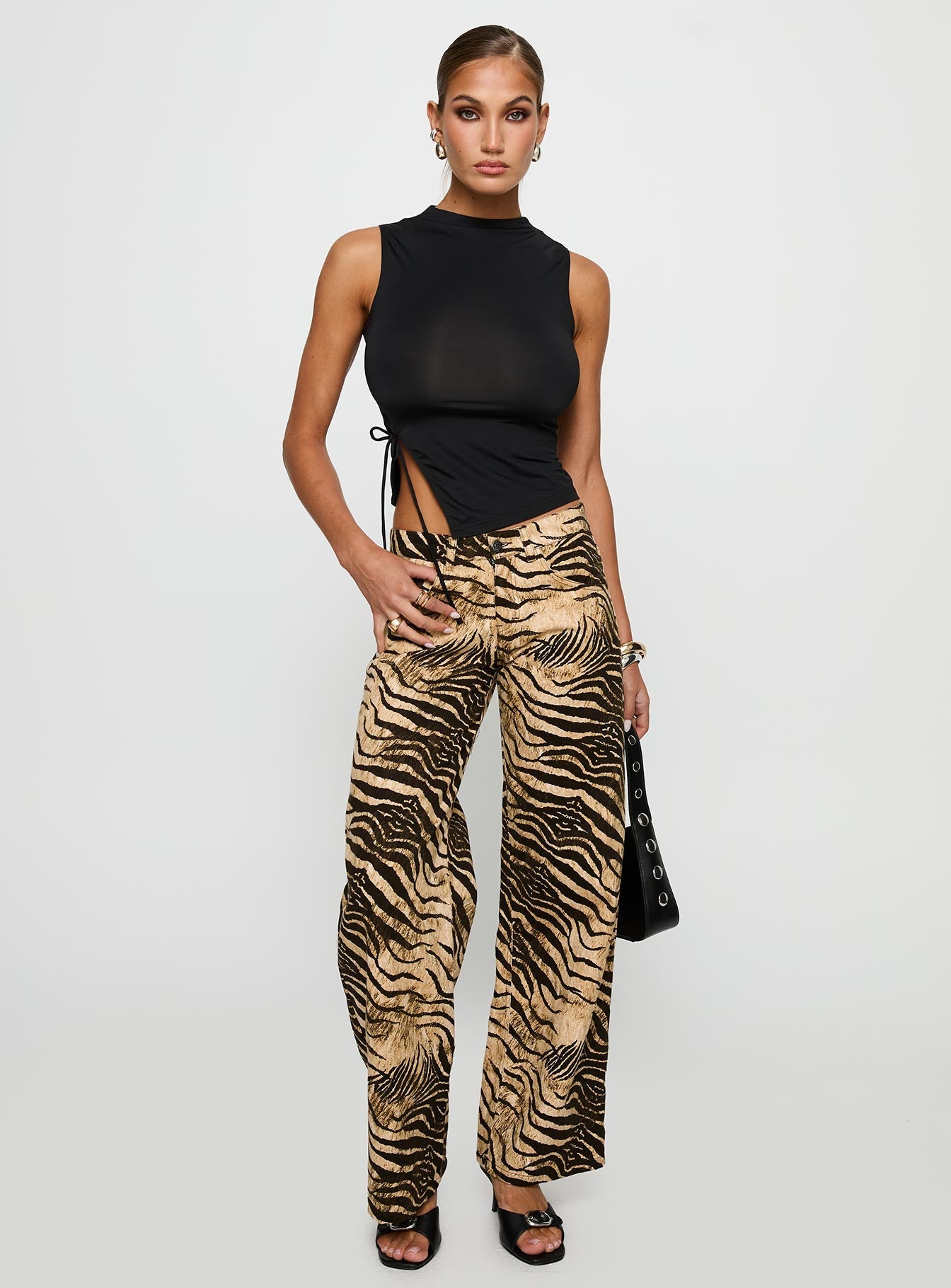 Low Rise Roomy Pants Multi