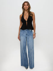 Brealle Halter Top Black