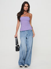 Strutter Strapless Top Purple