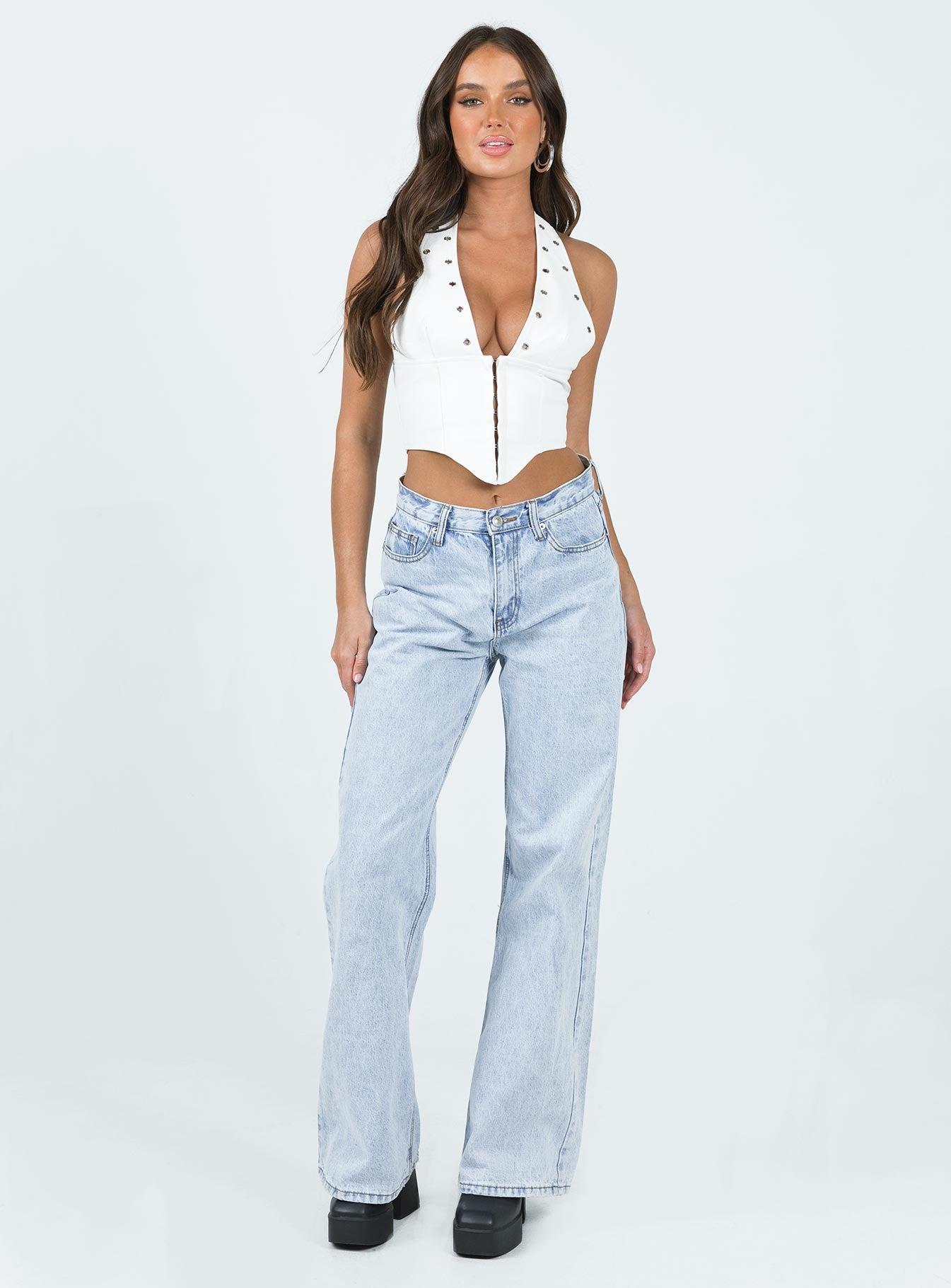 Palladia PU Jordy Corset White