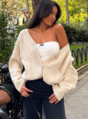Burke Cardigan Cream