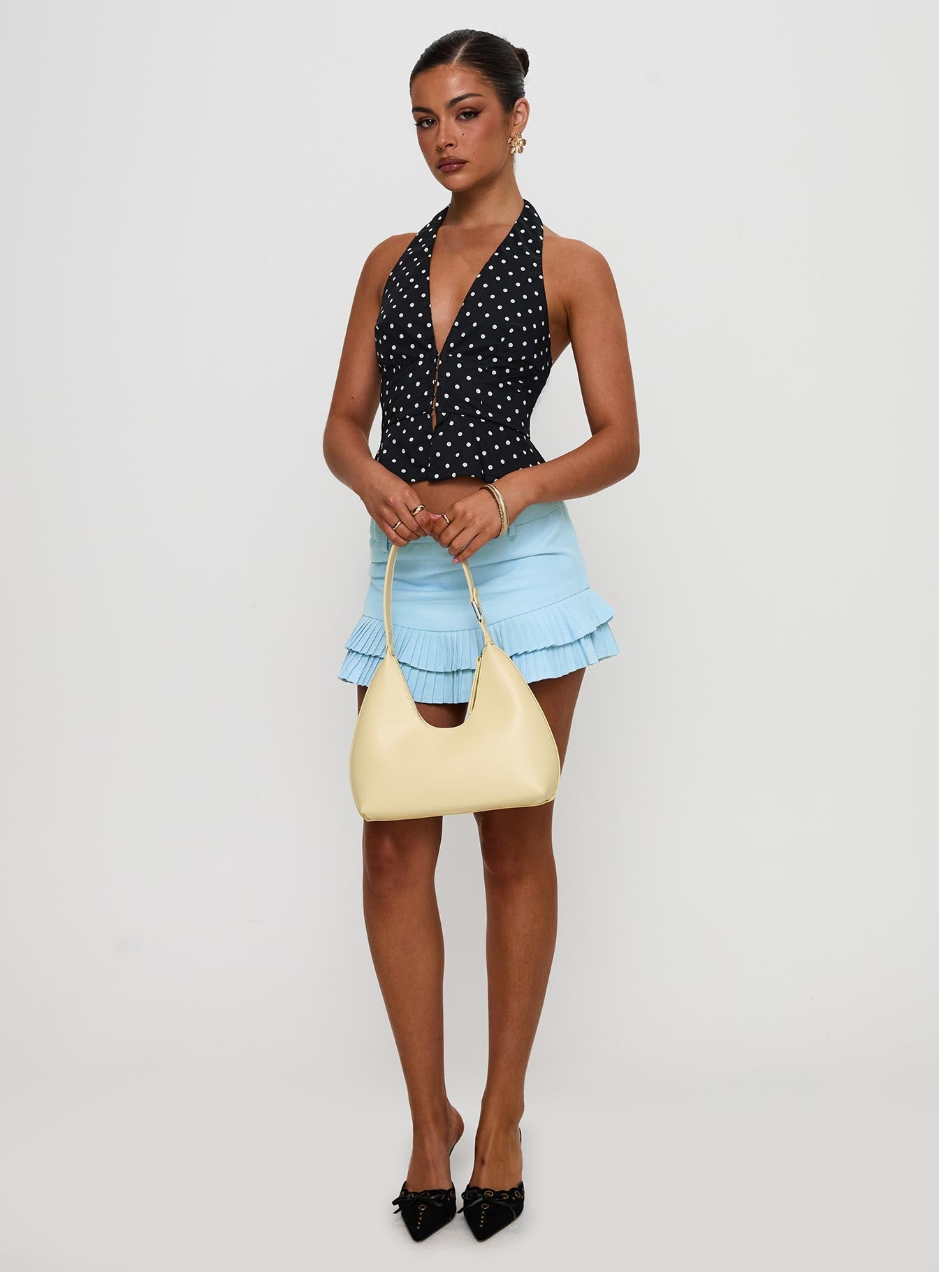 Pleasing Top Polka Dot