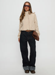 Kalle Jacket Brown Check