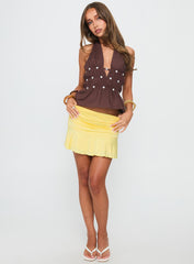 Celebrations Mini Skirt Lemon