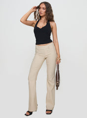 Kinkirk Flared Pants Taupe Tall