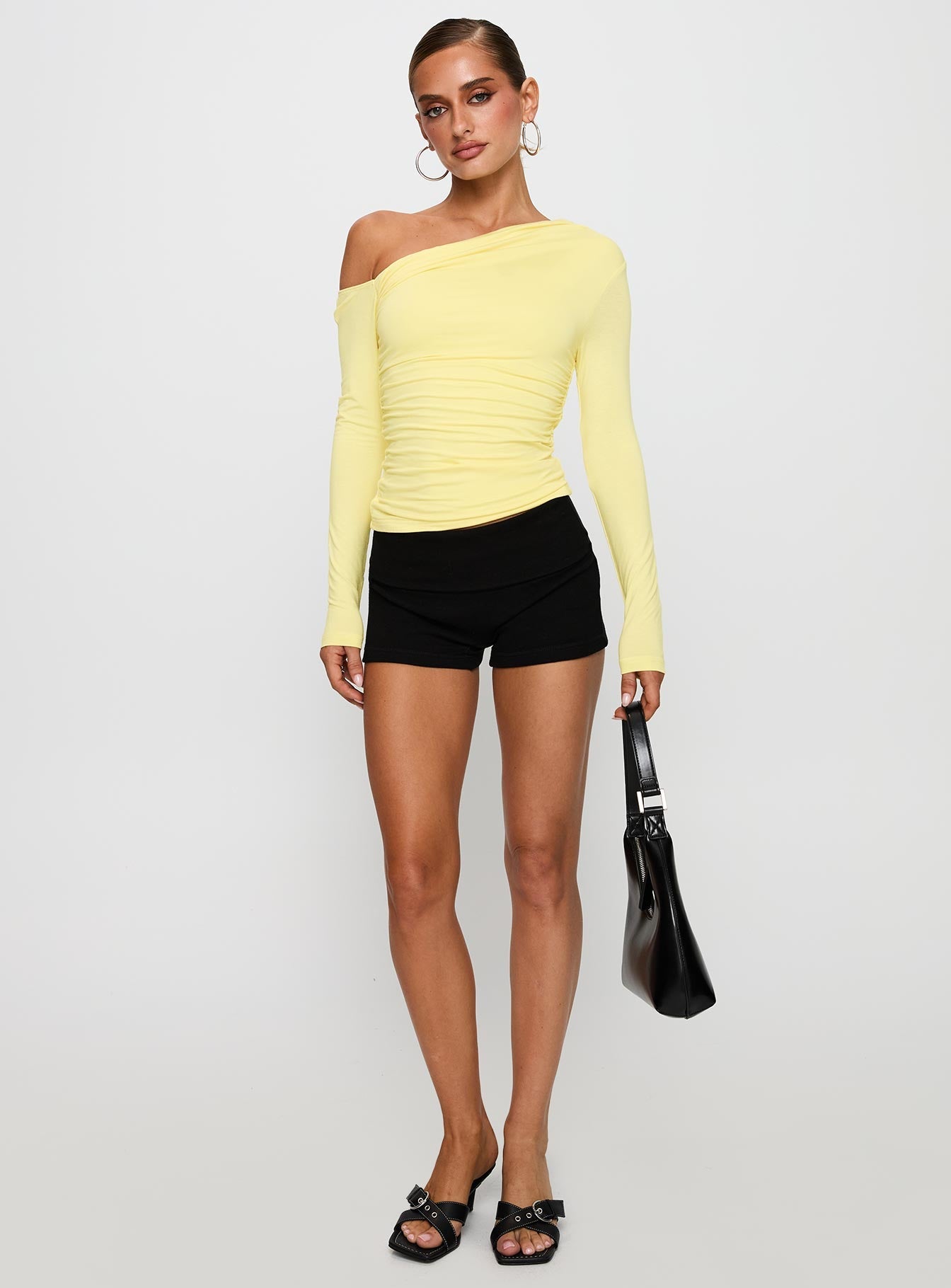 Beller Long Sleeve Top Lemon