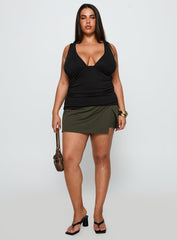 For The Thrill Skort Green Curve