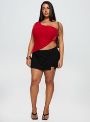 For The Thrill Skort Black Curve