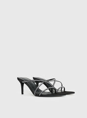 Billini Effy Heels Black Satin Diamante