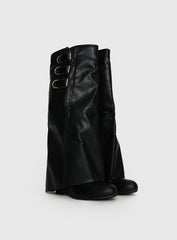 Ritz Knee High Boots Black