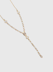 Arica Y Necklace Gold