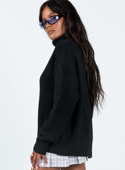 Oswin Turtleneck Sweater Black