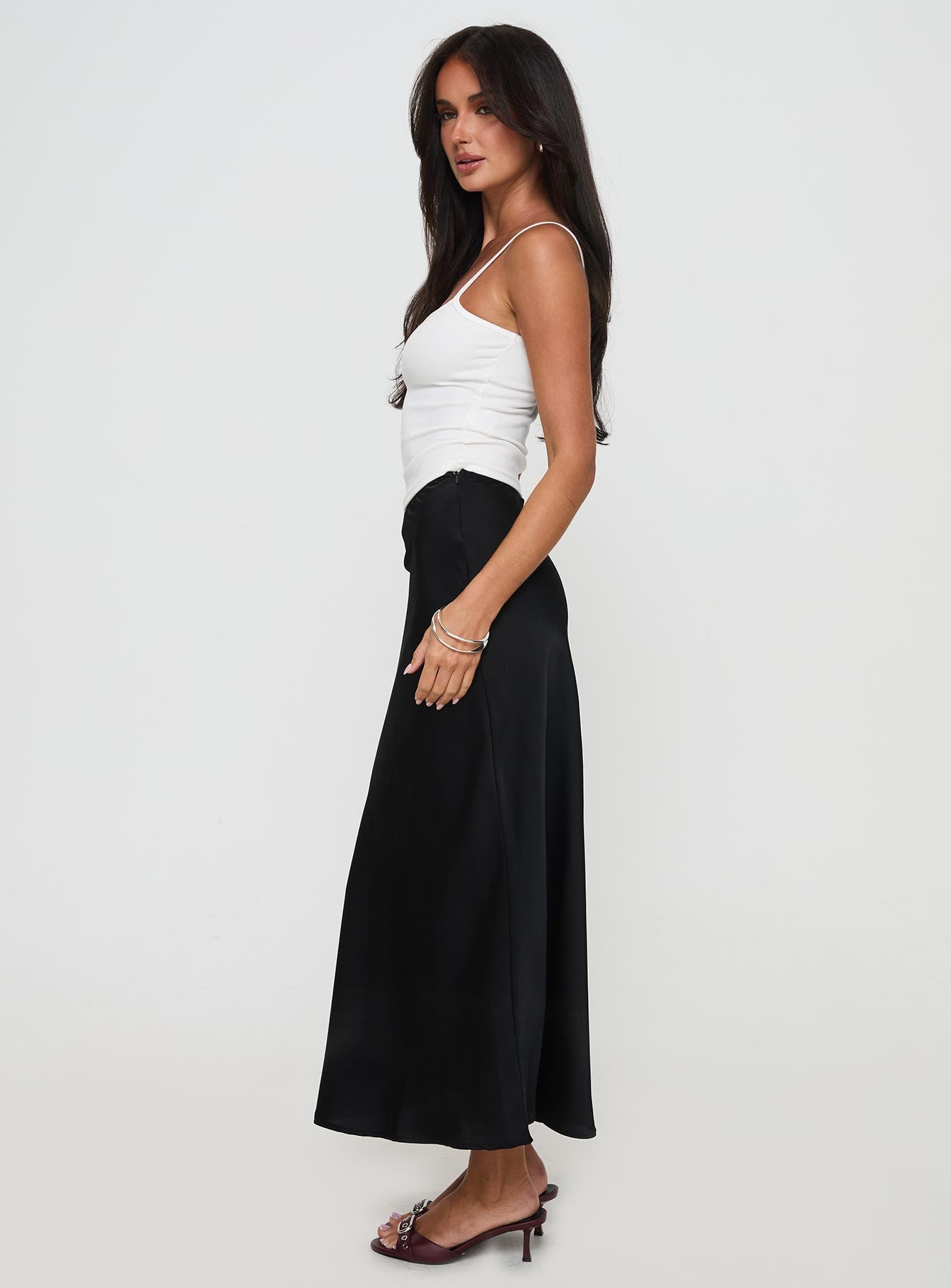 Haley Maxi Skirt Black