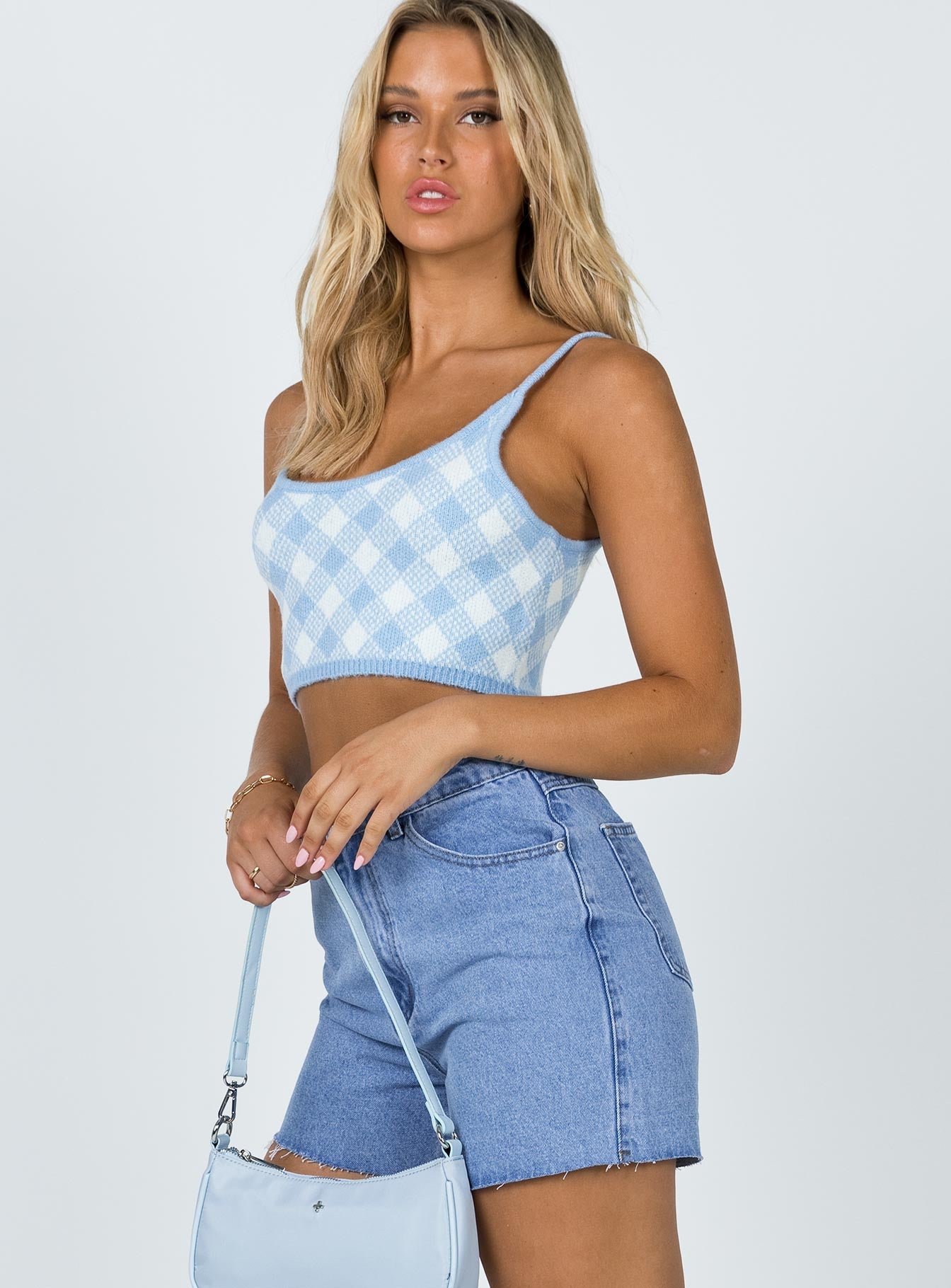 Laurena Midwash Denim Shorts