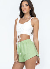 Beach House Shorts Light Green