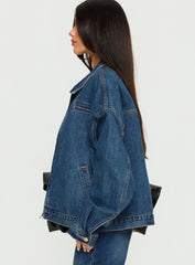 Riina Bomber Jacket Denim