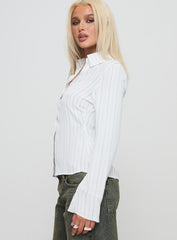 Aldgate Long Sleeve Top White