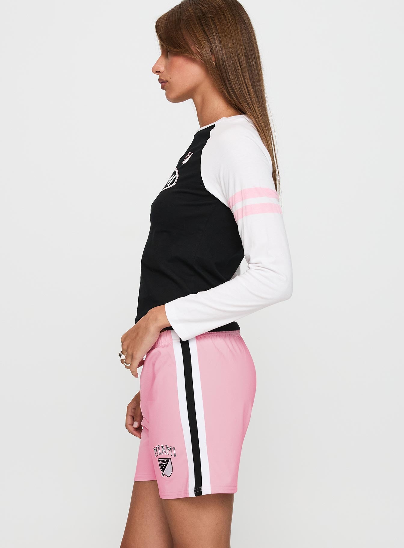 Bend It Athletic Shorts Pink