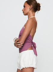Carmelah Top Purple / White